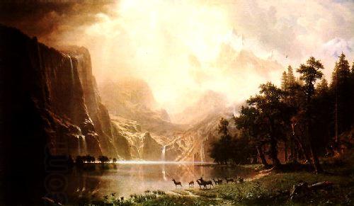 Albert Bierstadt The Sierra Nevada in California